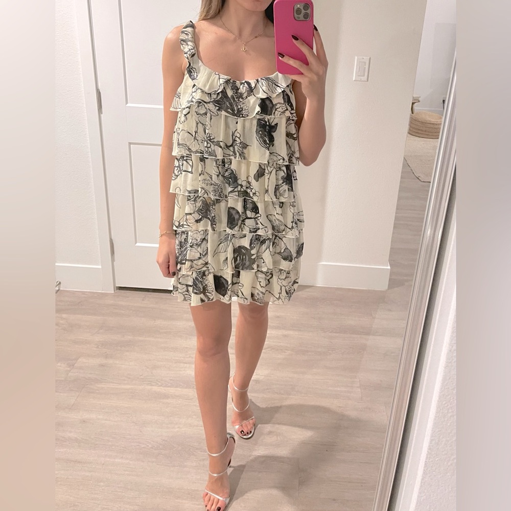 Flower pattern dress